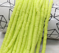 6mm green light lime heishi beads for bracelets and DIY jewelry