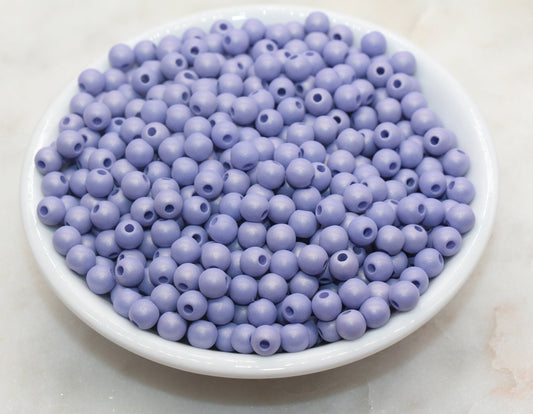 6mm Purple Shimmer Gumball Beads, Round Acrylic Loose Beads, Bubblegum Beads, Chunky Beads, Round Plastic Beads #2811