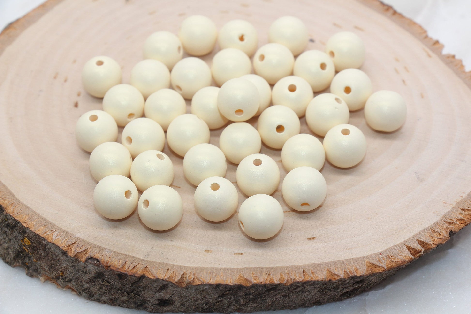 12mm Light Yellow Shimmer Gumball Beads, Round Acrylic Loose Beads, Bubblegum Beads, Chunky Beads, Round Plastic Beads #1567