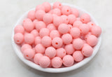 12mm Peach Acrylic Gumball Beads