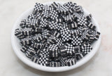 9mm checkered polymer clay beads, symbol clay charms for bracelets 2