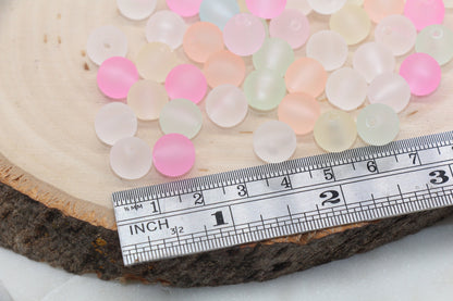 10mm Multicolor Gumball Beads, Round Acrylic Loose Beads, Soft Bubblegum Beads, Chunky Beads, Round Plastic Beads #2831