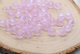 10mm Lilac Glitter Round Beads, Iridescent Acrylic Gumball Beads, Translucent Round Spacer Beads, Bubblegum Beads, Plastic Round Bead #2849
