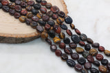 Mix Tiger Eye Nugget Beads, Tiger Eye Gemstone Loose Beads, Pebble Beads, Chip Beads, Nugget Beads, Size 8mm - 9mm