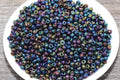 4mm 6/0 rainbow glass seed beads for bracelets
