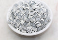 10mm volleyball polymer clay beads, sports clay charms for bracelets 3