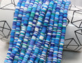 6mm multicolor heishi beads for bracelets and DIY jewelry