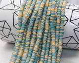 6mm multicolor heishi beads for bracelets and DIY jewelry