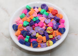Mix Broken Heart Polymer Clay Beads, Heart Shape Clay Beads, Beads for Bracelet, Jewelry Beads #354