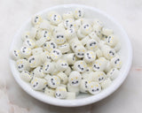 9mm bunny polymer clay beads, easter clay charms for bracelets 7