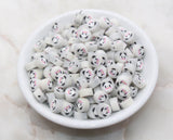 10mm panda polymer clay beads, animal clay charms for bracelets 3