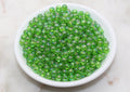 6mm Green AB Acrylic Spacer Beads