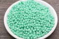 4mm 6/0 mint green opaque glass seed beads for bracelets