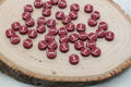 9mm football polymer clay beads, sports clay charms for bracelets