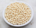 6mm Creamy Yellow Shimmer Acrylic Gumball Beads