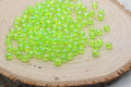6mm Green AB Acrylic Spacer Beads