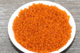 4mm 6/0 matte dark orange transparent glass seed beads for bracelets