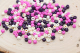 4mm 6/0 mix multicolor glass seed beads for bracelets