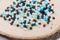 4mm 6/0 mix multicolor glass seed beads for bracelets