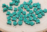 Green Frog Polymer Clay Beads, Kawaii Frog Clay Beads, Jewelry Beads, Bead for Bracelet #223