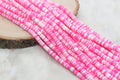 6mm valentine's heishi beads for bracelets and DIY jewelry