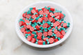 9mm-10mm pomegranate polymer clay beads, food clay charms for bracelets 2