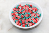 9mm-10mm pomegranate polymer clay beads, food clay charms for bracelets 2
