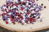 4mm 6/0 mix multicolor glass seed beads for bracelets