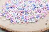 4mm 6/0 mix multicolor glass seed beads for bracelets