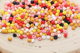 4mm 6/0 mix multicolor glass seed beads for bracelets