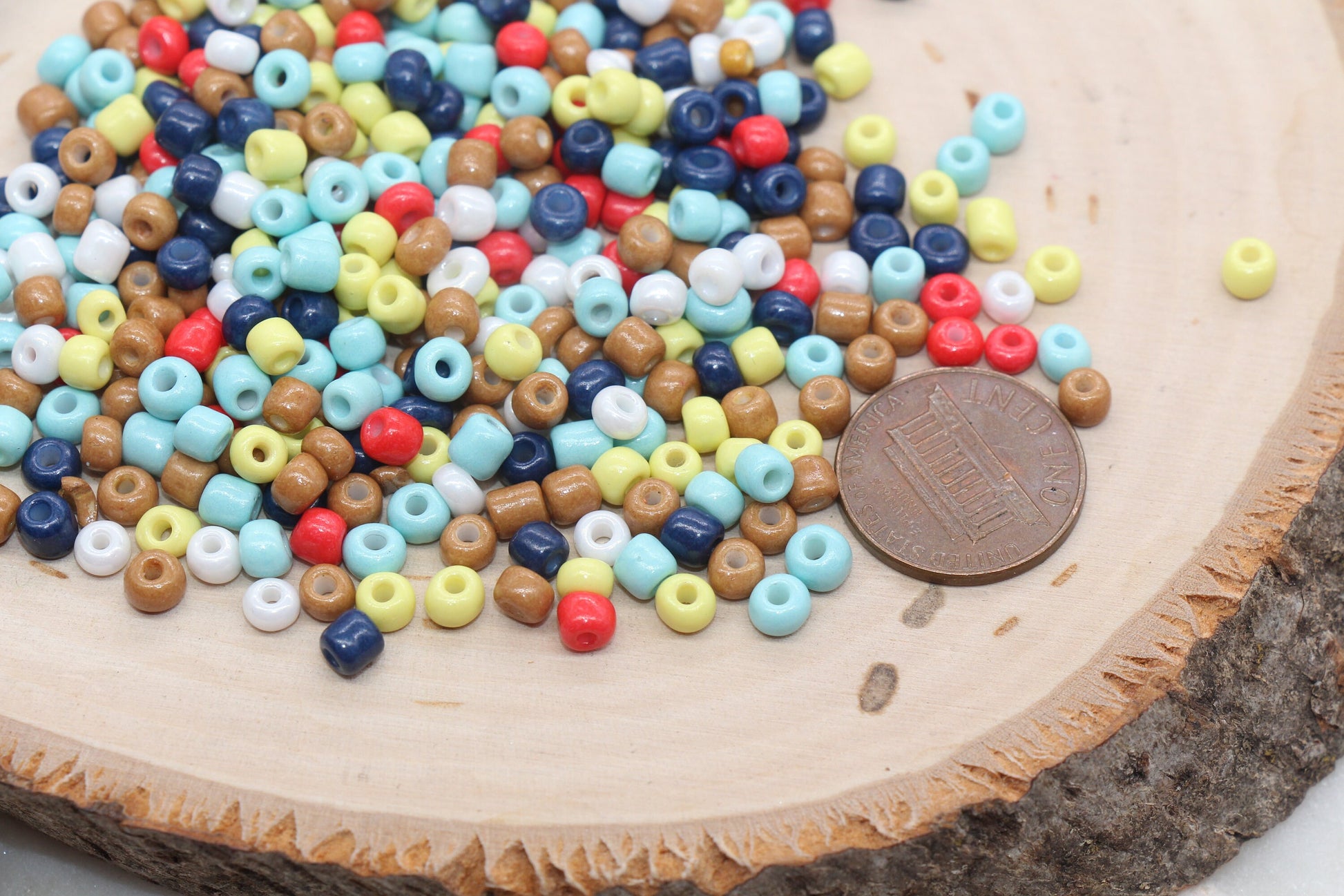 Mix Glass Seed Beads, 4mm 6/0 Glass Seed Beads, Multicolor Seed Beads, Rocailles Beads, Beading Supplies, Bracelet Glass Beads #2931