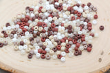 4mm 6/0 mix multicolor glass seed beads for bracelets