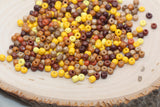 4mm 6/0 mix multicolor glass seed beads for bracelets