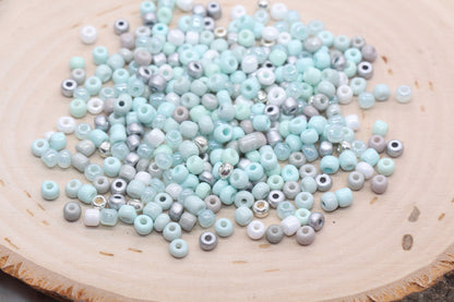 Mix Glass Seed Beads, 4mm 6/0 Glass Seed Beads, Mix Multicolor Seed Beads, Rocailles Beads, Beading Supplies, Bracelet Glass Beads #2941
