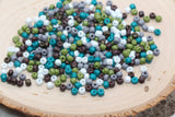 Mix Glass Seed Beads, 4mm 6/0 Glass Seed Beads, Mix Multicolor Seed Beads, Rocailles Beads, Beading Supplies, Bracelet Glass Beads #2943