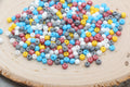 4mm 6/0 mix multicolor glass seed beads for bracelets