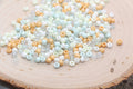 4mm 6/0 mix multicolor glass seed beads for bracelets