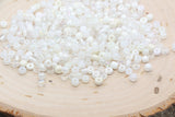 Mix White Glass Seed Beads, 4mm 6/0 Glass Seed Beads, Mix White Seed Beads, Rocailles Beads, Beading Supplies, Bracelet Beads #2955