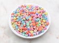 7mm Mixed Acrylic Letter Beads #2971