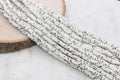 6mm speckled heishi beads for bracelets and DIY jewelry