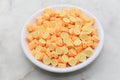10mm orange polymer clay beads, fruit clay charms for bracelets 2