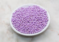 4mm Lavender Purple AB Acrylic Spacer Beads