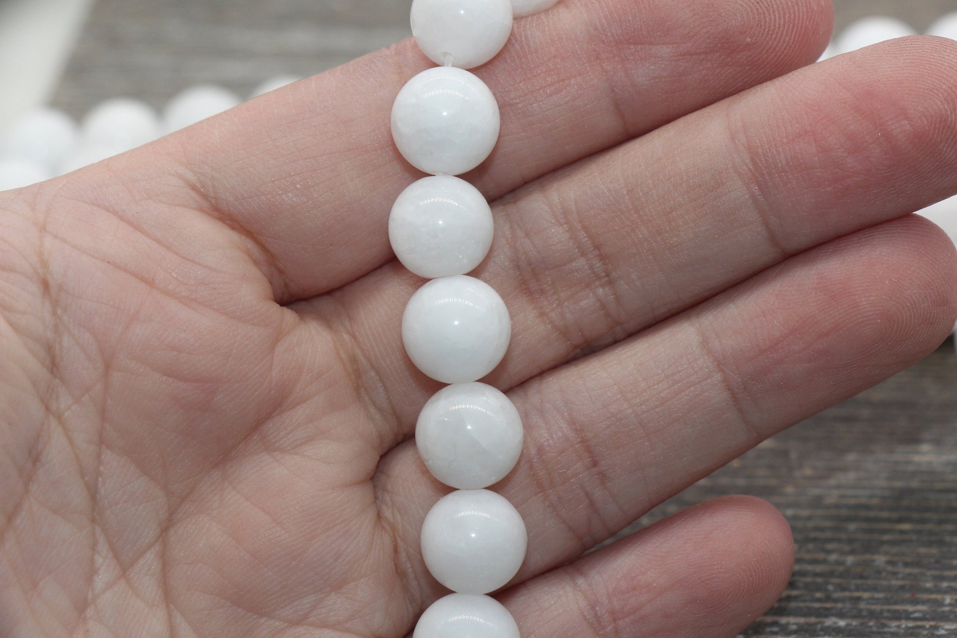 Crackle Porcelain Round Beads, White Round Porcelain Beads, White Round Loose Bead, Jewelry Making Wholesale Beads, 4mm 8mm 10mm #270