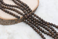 bronzite gemstone beads, stone beads for bracelets