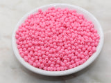 4mm Bubblegum Pink Round Beads, Acrylic Gumball Beads, Round Spacer Beads, Bubblegum Beads, Plastic Round Smooth Bead, Bracelet Beads #980