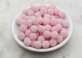 12mm Pink Berry Beads, Acrylic Beads, Round Acrylic Loose Beads, Bubblegum Beads, Chunky Beads, Beads for Bracelet #2985