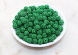 10mm Green Berry Beads, Imitation Pearl Acrylic Beads, Round Acrylic Loose Beads, Bubblegum Beads, Chunky Beads, Bracelet Beads, #791