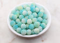 12mm Blue and Green Ombre Berry Beads, Imitation Pearl Acrylic Beads, Pearly Round Acrylic Loose Beads, Bubblegum Beads, Chunky Beads #3001