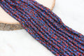 6mm black red blue mix speckled heishi beads for bracelets and DIY jewelry