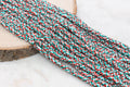 6mm christmas speckled heishi beads for bracelets and DIY jewelry